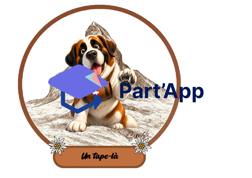 Affiche comment se dire bonjour, thème suisse Saint-bernard Cervin_6