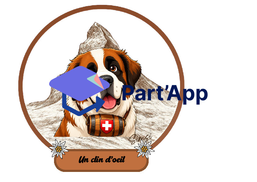 Affiche comment se dire bonjour, thème suisse Saint-bernard Cervin_8