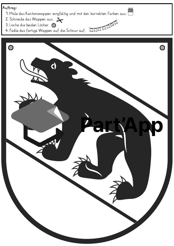 Girlande - Wimpelkette - Schweiz_6