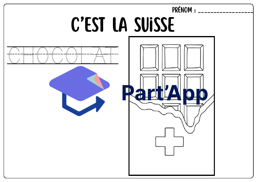 Cahier de 15 Coloriages & Vocabulaire - La Suisse (Cycle 1)_5