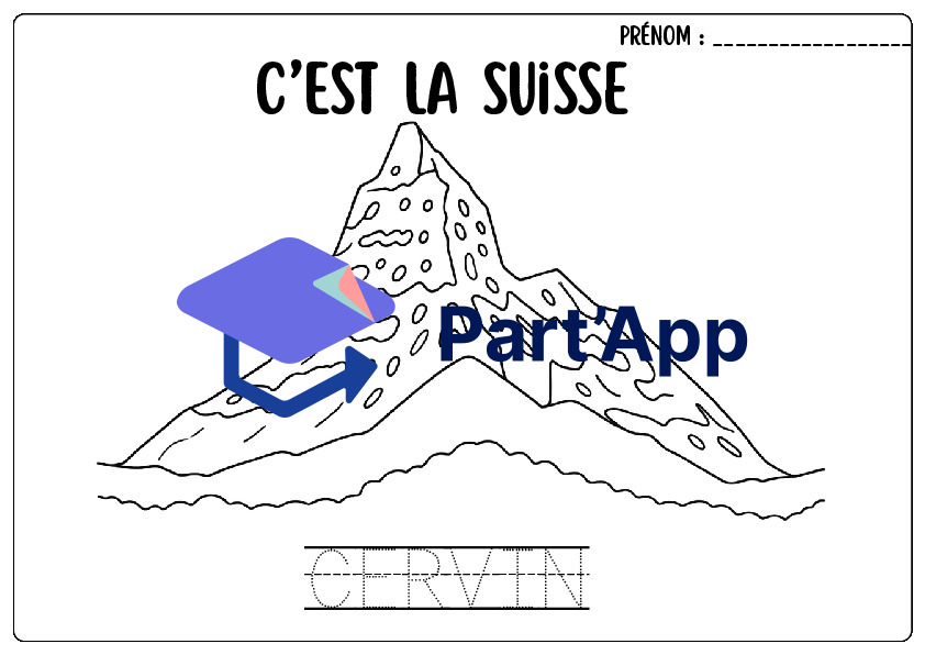 Cahier de 15 Coloriages & Vocabulaire - La Suisse (Cycle 1)_8