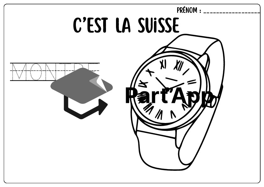 Cahier de 15 Coloriages & Vocabulaire - La Suisse (Cycle 1)_10