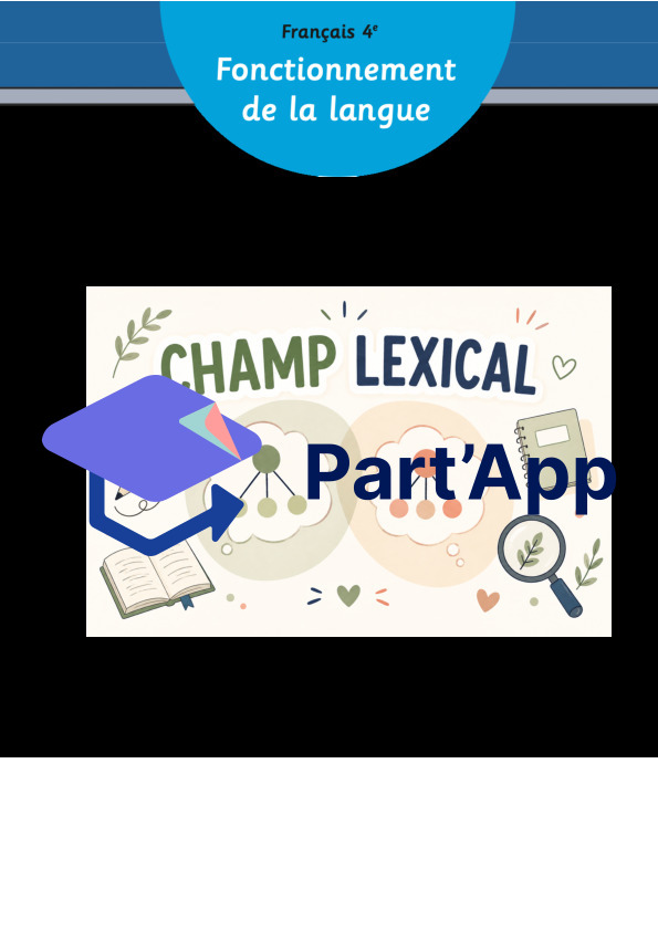 Champ lexical (théorie, exercices, devoirs)_2