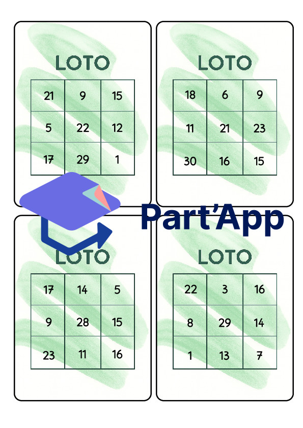 Loto des nombres (1 à 30)_2