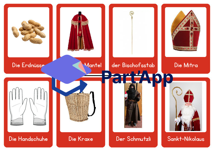 Saint-Nicolas / Sankt Nikolaus – Vocabulaire, comptine et jeu en allemand_7