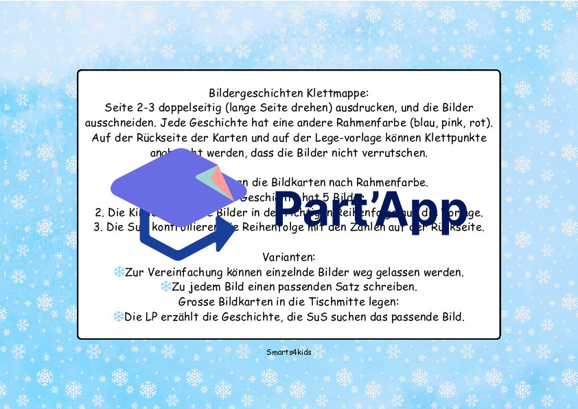❄ Histoires illustrées Séquences d'images Hiver DaZ_8