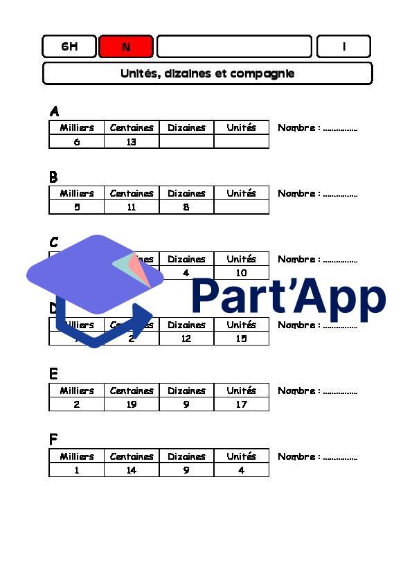 6P - Fiches réponses- ESPER 6P - Nombres - Dénombrement - AV1 à 5_2
