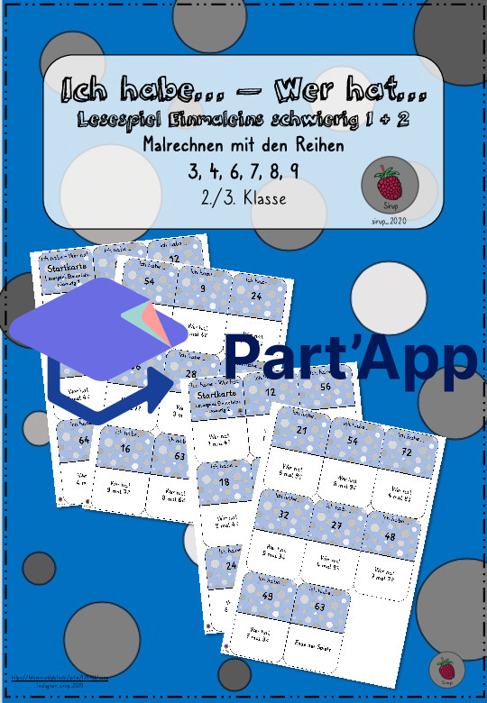 Ich habe - wer hat - Einmaleinslesespiel_2