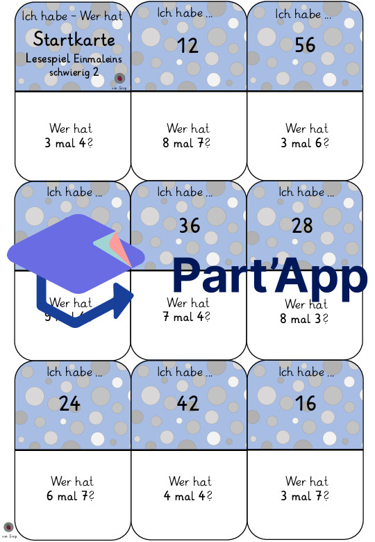 Ich habe - wer hat - Einmaleinslesespiel_8