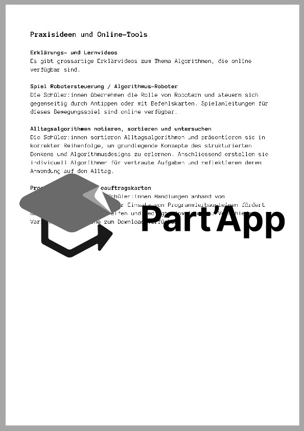 Algorithmen - Probleme lösen - Arbeitsheft mit Lösungen - Algorithmus_4