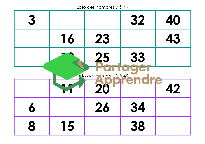 Loto des nombres 0 à 49_9