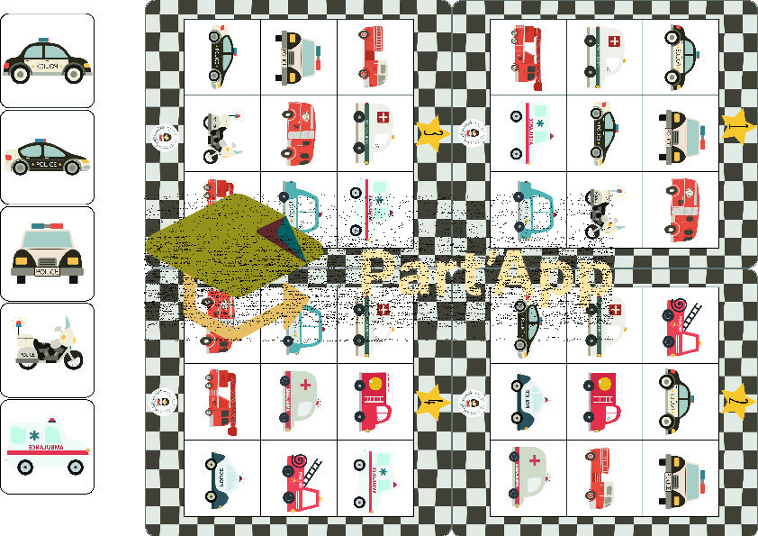 🚦 Grille orientation 3x3 – Les véhicules_3