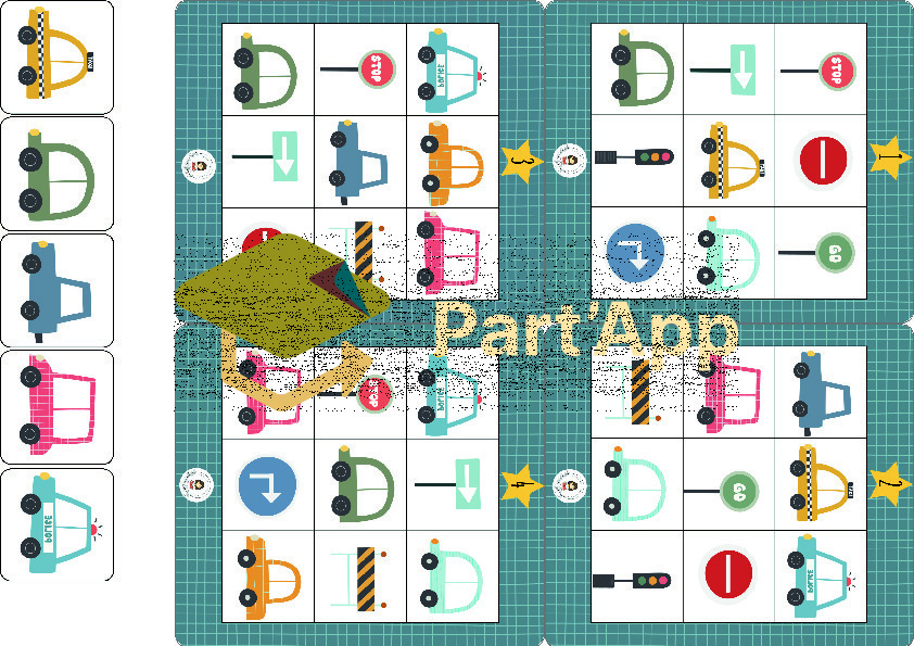 🚦 Grille orientation 3x3 – Les véhicules_5