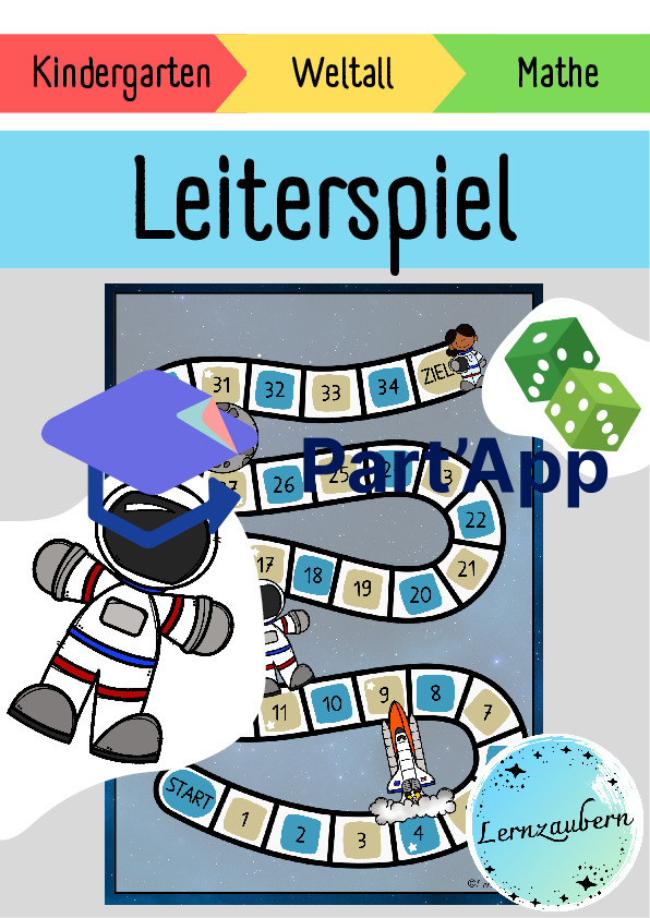 Leiterspiel "Weltall"_2