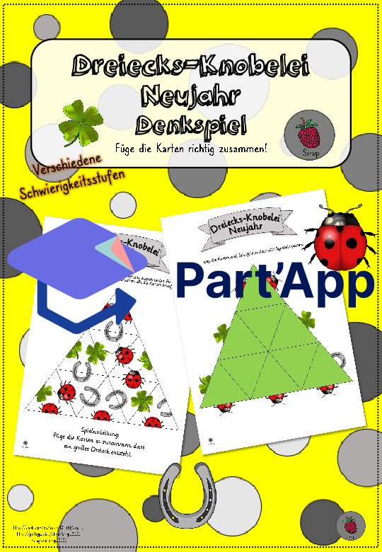 Dreiecks Knobelei Neujahr - Denkspiel_2