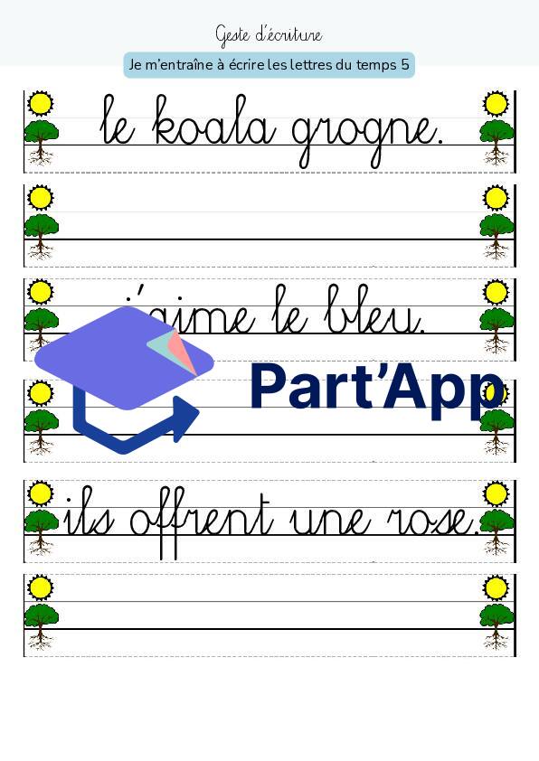 Dossier écriture temps 5_10