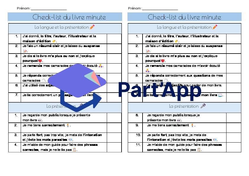 Check-list livre minute_2