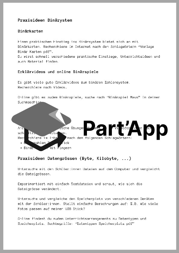 Binärzahlen, Bits und Bytes - Arbeitsheft mit Lösungen_44