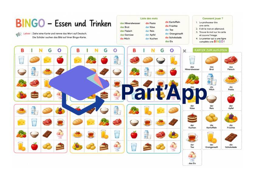 Einheit 7 - Bingo Essen und Trinken_3