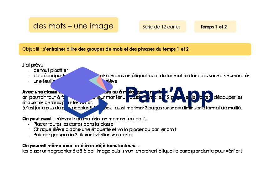 lire les groupes de mots et les phrases des temps 1 et 2_2