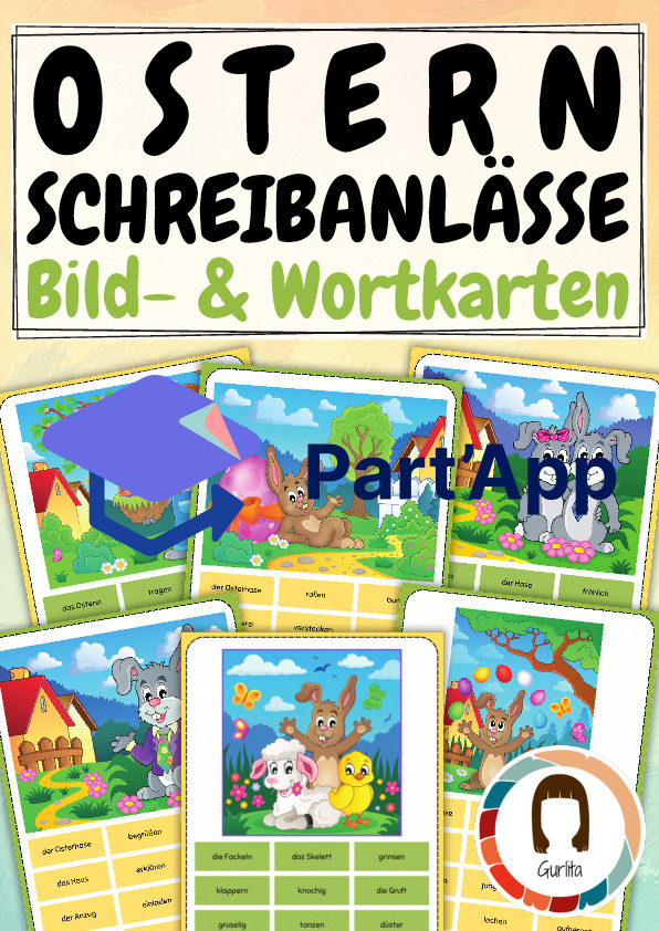 Ostern Schreiben mit Bild- und Wortschatzkarten_2
