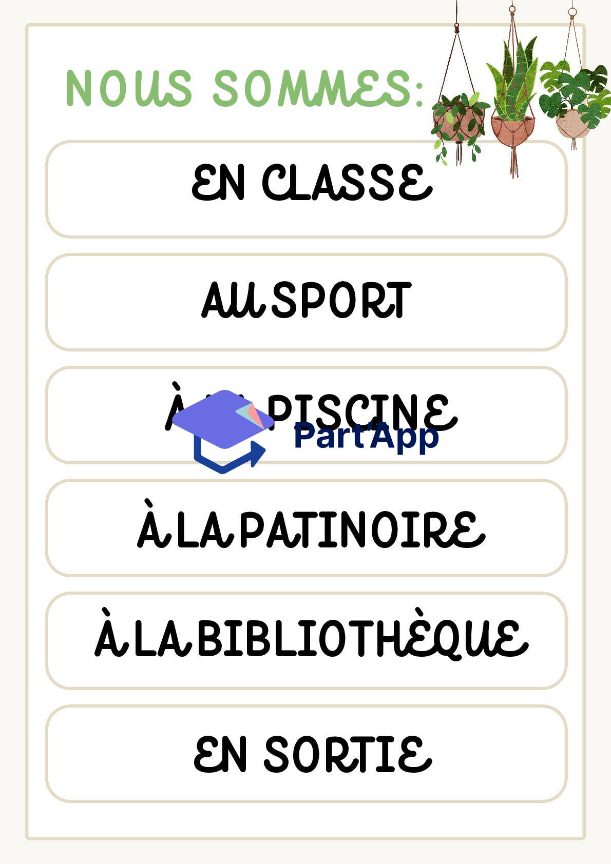 affiche devant la classe_2