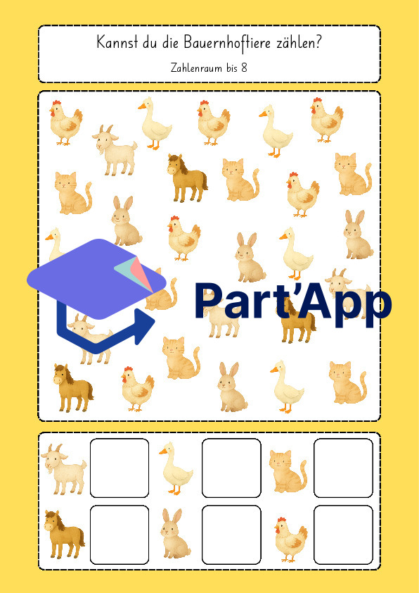 Cartes à compter les animaux de la ferme_9