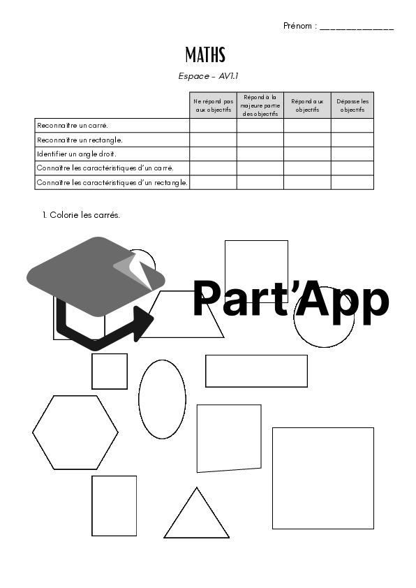 Evaluation maths 4H - Espace AV1.1_2
