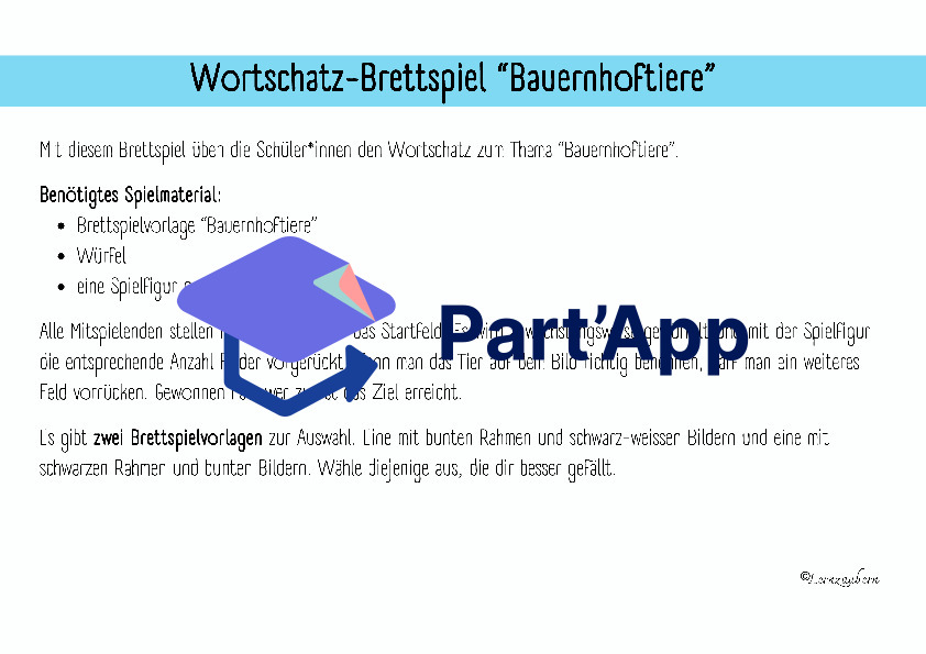 Wortschatz - Brettspiel Bauernhof_88