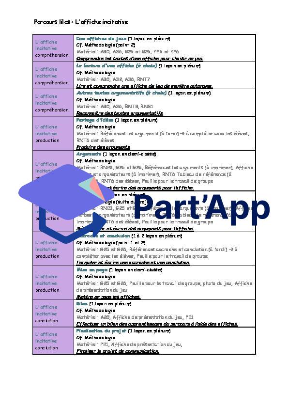 Planification français : L'affiche incitative (parcours lilas 3H-4H) avec lien direct vers les activités du site_10