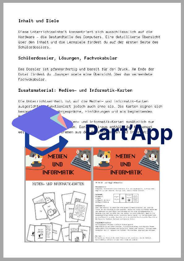 Bestandteile des Computers - Hardware - Arbeitsheft mit Lösungen_53