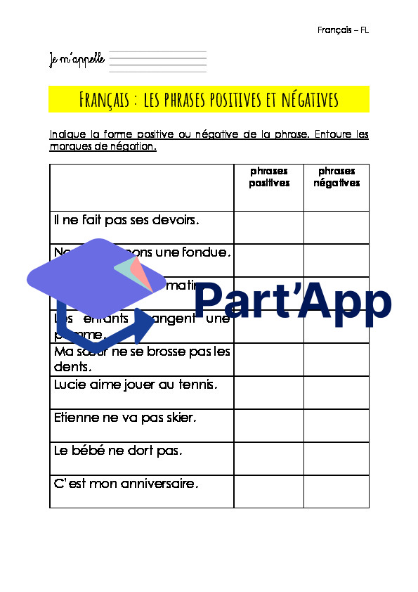 Phrases positives et négatives FL_2