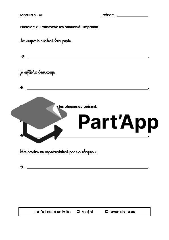 Evaluation formative 5P - Module 6_6