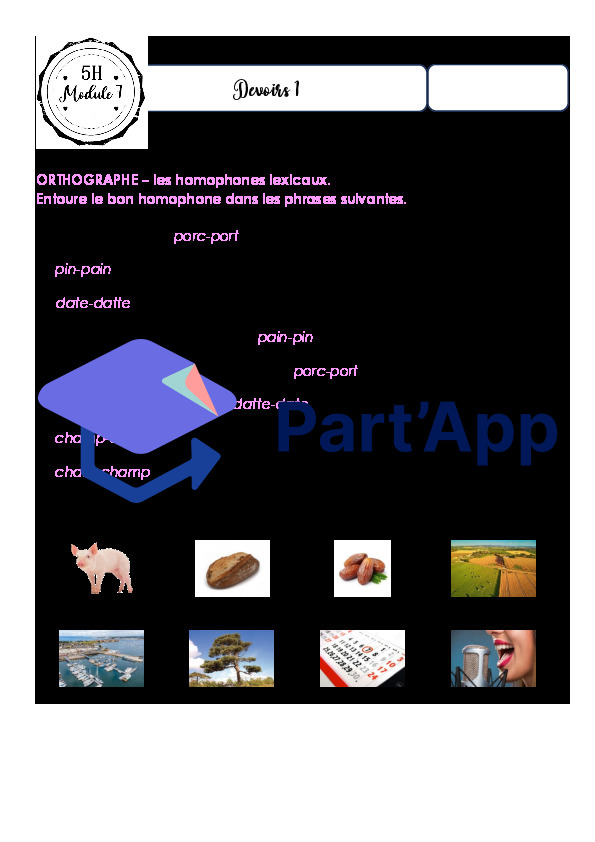 Fiches de devoirs - MER 5P - Module 7_2