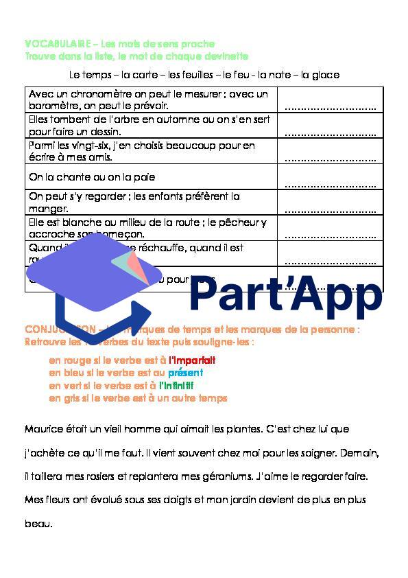 Fiches de devoirs - MER 5P - Module 7_9