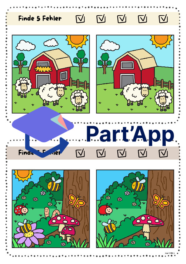🌷 Trouvez les différences Printemps Pâques Période de récolte_4