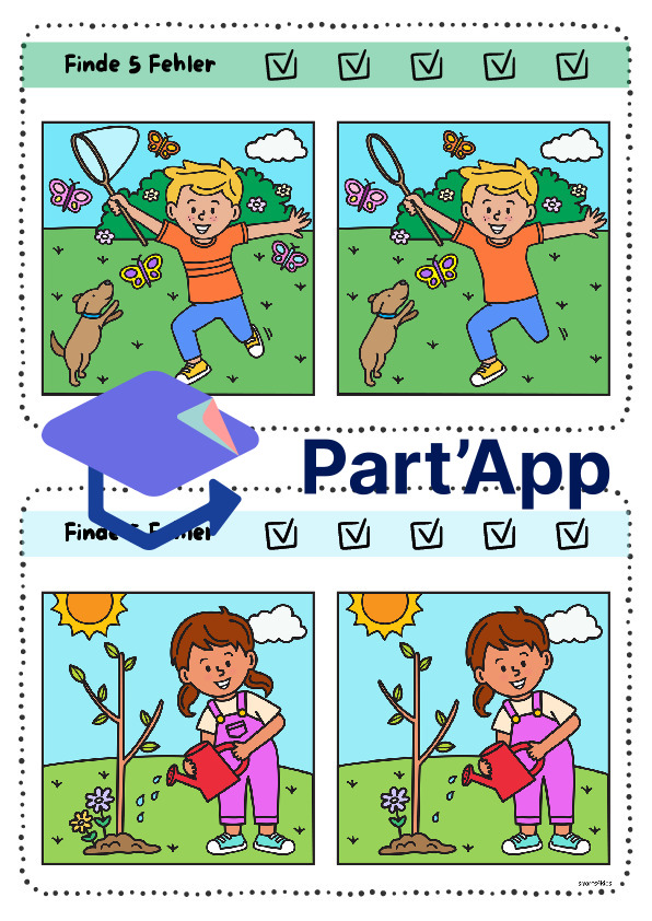 🌷 Trouvez les différences Printemps Pâques Période de récolte_5