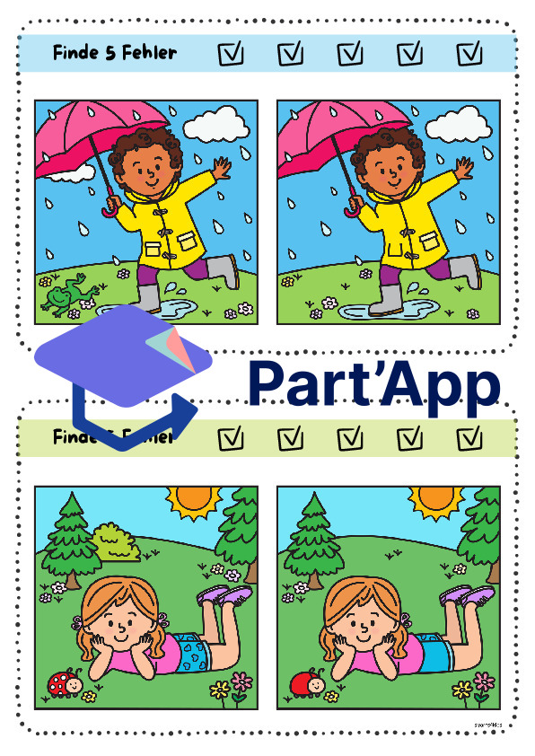 🌷 Trouvez les différences Printemps Pâques Période de récolte_6