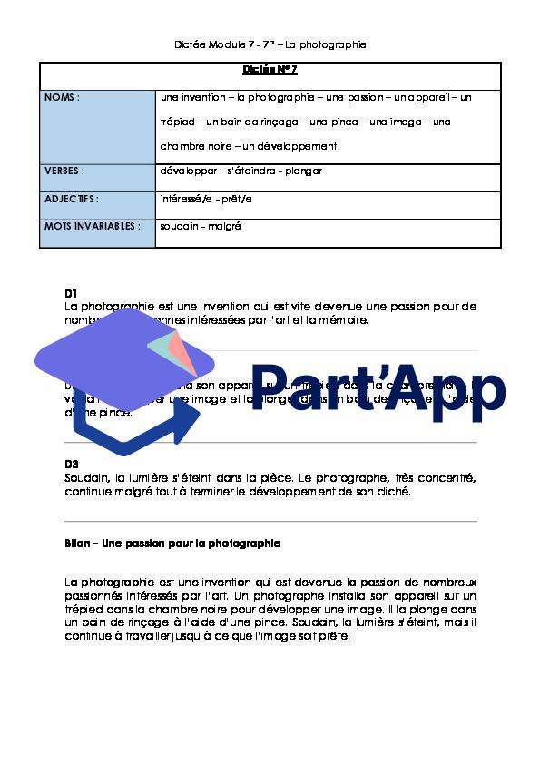 Dictées flash 7P - Modules 1-7 Français_8