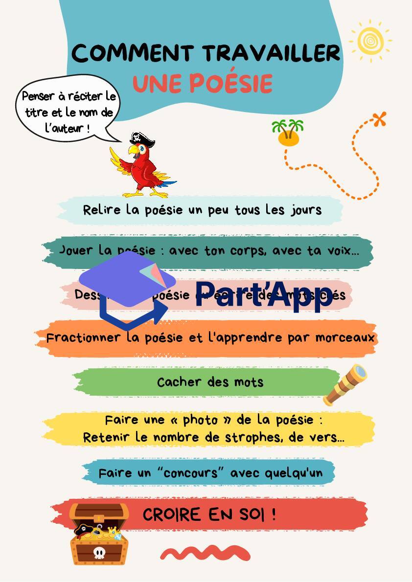 Astuces "Comment travailler une poésie" - thème pirates_2