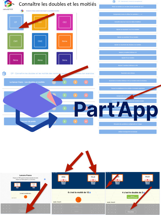 multiplications, doubles et moitiés avec l’application calculatice_24