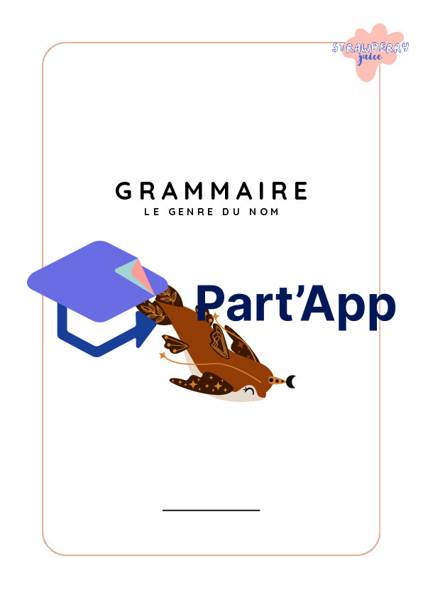 3P 4P - français - dossier - genre du nom_2