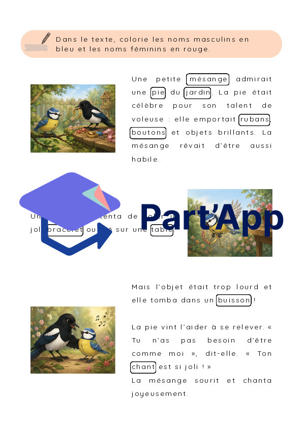 3P 4P - français - dossier - genre du nom_10