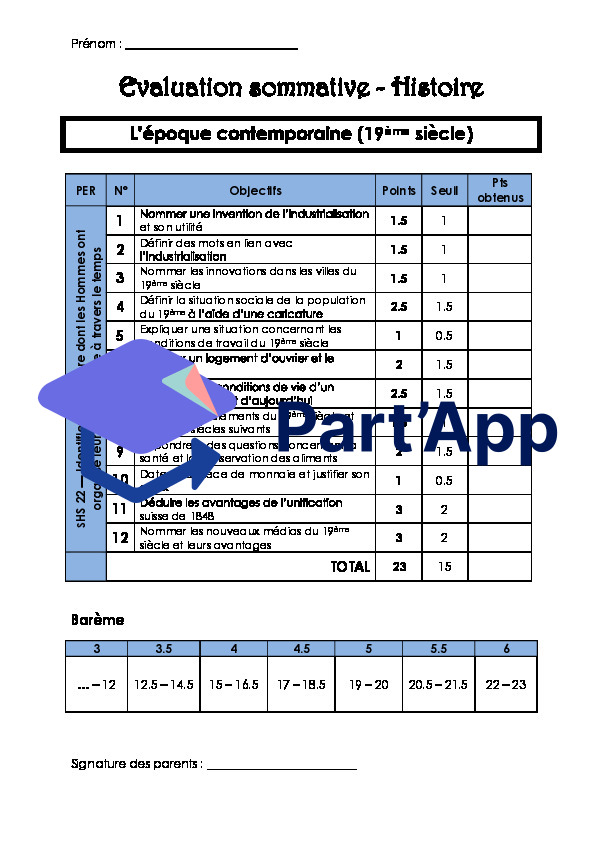Histoire 7H-8H - Evaluation sommative : L'époque contemporaine (19ème siècle)_43