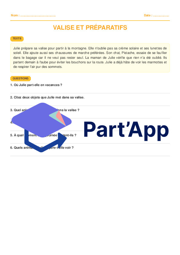 Pack Spécial Vacances & Été – 10 Fiches de Lecture "Sable et Soleil"- 3H à 6H_5