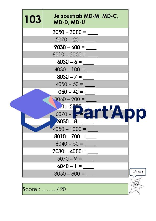 Rituels de calcul - 5-6P - Pack 6_6