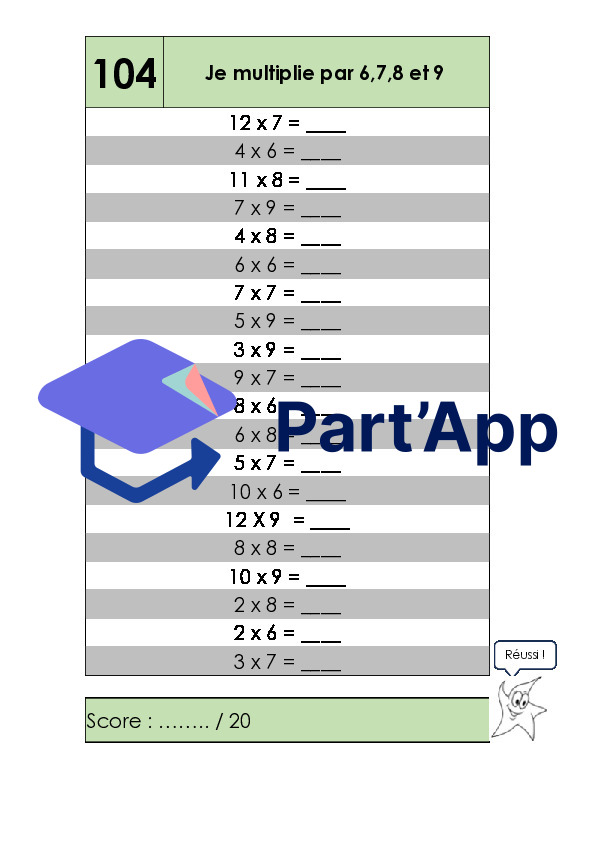 Rituels de calcul - 5-6P - Pack 6_8