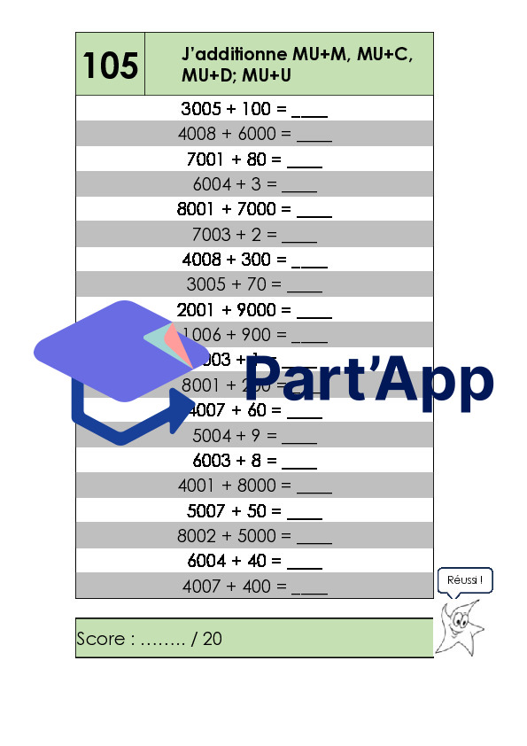 Rituels de calcul - 5-6P - Pack 6_10