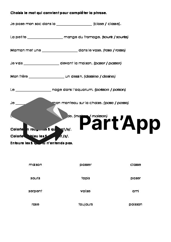 lettre S - différentes valeurs - module 2 5P_5