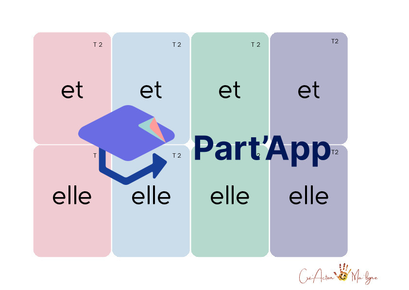 jeu de cartes - mots fréquents T1 - T5_6